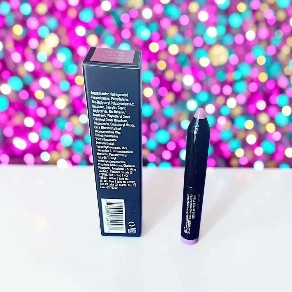 TreStique Mini Lip Glaze Crayon Shell Beach Sheer Brand New In Box .025oz